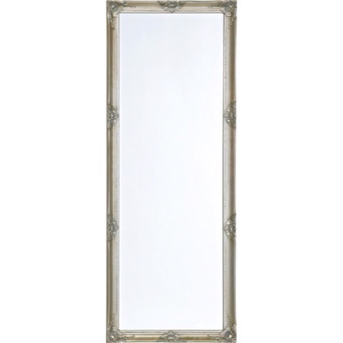 Sølv spejl facetslebet let barok 70x185cm - Se flere Sølvspejle